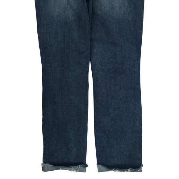 Silver Jeans Beau Denim Distressed Ripped Womens 31x28 Mid Rise Cuffed Hem - Picture 12 of 15